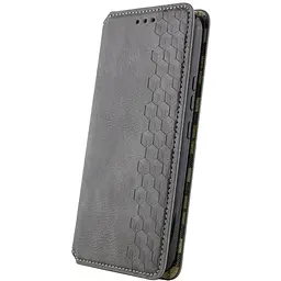 Шкіряний чохол-книжка GETMAN Cubic (PU) для Xiaomi Redmi Note 15 Pro 5G Сірий - мініатюра 2