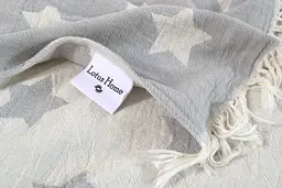 Плед Lotus Home - Star throw сірий 130x170 - мініатюра 5