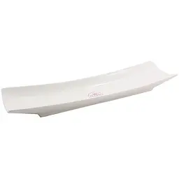 Блюдо порцелянове Interos прямокутне 38*10 см біле (1078)