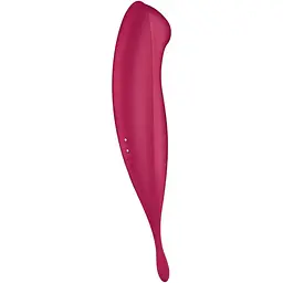 Вакуумний вібратор Satisfyer Twirling Pro+ Червоний - мініатюра 6