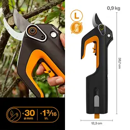 Акумуляторний секатор Fiskars ePruner L (1082298) без акумулятора - мініатюра 2
