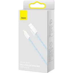 Кабель Baseus Dynamic Series Fast Charging Cable USB to Lightning 2.4A 1m CALD000403 Blue - мініатюра 5