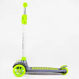 Самокат Best Scooter 30х11.5х63-80 см Зелено-сірий 000231314 - мініатюра 3