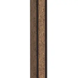 Рейка декоративна Wall Sticker PS 2900х120х12 мм Коричневий із золотими прожилками SW-00001749 - мініатюра 4