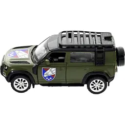 Машинка TechnoDrive серії Шеврони Героїв LAND ROVER DEFENDER 110 "25 ОВДБр" - мініатюра 2