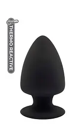 Анальна пробка Cheeky Love Premium Silicone Plug M 11 см (чорний) - мініатюра 5