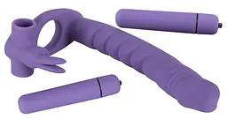 Анальний вібратор You2Toys Orion Los Analos Double Delight 16 см фіолетовий - мініатюра 4