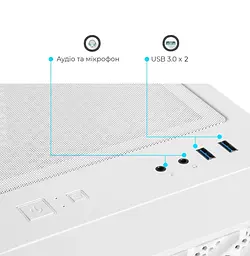 Корпус QUBE GERYON White (QBGERYON_FWNU3) - мініатюра 8