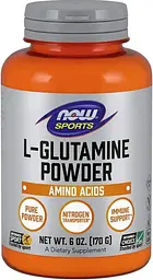 L-глютамін у порошку Now Foods Sports L-Glutamine 170 г