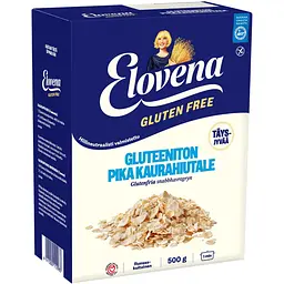 Вівсяні пластівці Elovena Gluteeniton Pika Kaurahiutale Gluten Free Експрес 1 хв 500 г