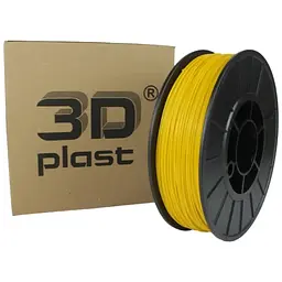 Пластик для 3D-принтера 3Dplast PLA 1.75 мм, 0.85 кг, yellow (3DPLA17508YL)