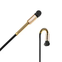Кабель Aux Audio Hoco UPA-02 3.5-3.5 1m (Black) [23421] - мініатюра 3