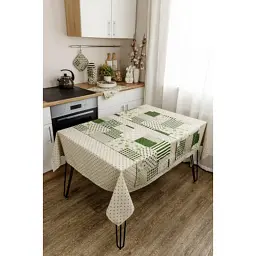 Скатертина Прованс Горох зелений Господиня 120х136 см (4823093451049) - мініатюра 5