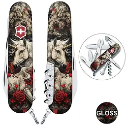 Складаний ніж Victorinox CLIMBER ZODIAC Чарівний эдиноріг 1.3703.7.Z5240pk - мініатюра 2