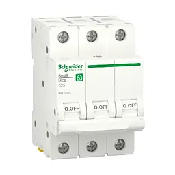 Автоматичний вимикач змінного струму Schneider Electric RESI9 25А, 3P, 6кА