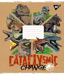 Набір зошитів Yes Jurassic world А5 в лінійку 12 аркушів 25 шт. (767225) - мініатюра 6