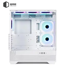 Корпус QUBE FORT ARGB White (FORT_GWNU3) - мініатюра 7