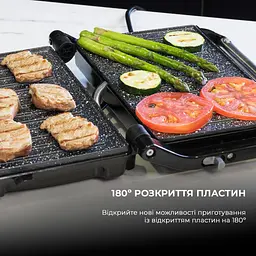 Гриль електричний CECOTEC Rock&nGrill 750 Full Open - мініатюра 9