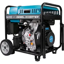 Генератор інверторний KonnerSohnen KS 6100iDE ATSR, 230В, 5.5кВт, АВР(ATS), електростартер, 98кг / 5000 Вт / Дизель (KS6100IDEATSR) - мініатюра 4