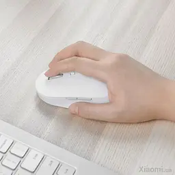 Бездротова миша Xiaomi Wireless Mouse Silent Edition Dual Mode HLK4040GL біла - мініатюра 8