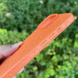 Чохол TPU Weaving для Apple iPhone 14 Pro (6.1) Orange - мініатюра 3
