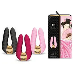 Вібратор для клітора Shunga Aiko Raspberry гнучкі кінчики - мініатюра 9