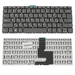 Клавіатура для ноутбука LENOVO (IdeaPad 320-14 series) rus onyx чорний без фрейма