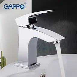 Змішувач для умивальника Gappo G1007 хром - мініатюра 2