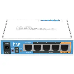 Маршрутизатор Mikrotik hAP (RB951Ui-2nD) - мініатюра 2