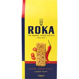 Печиво Roka з сиром Гауда солодкий чилі листкове 70 г (954019)