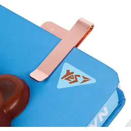 Лінійка-закладка Yes Rose Gold металева 16 см (370537) - мініатюра 6