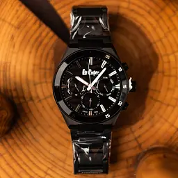 Наручний годинник чоловічий Lee Cooper Hit Black Чорний (3439) - мініатюра 4