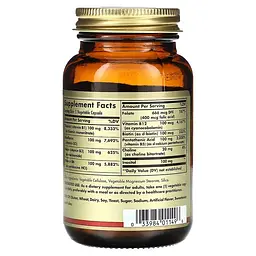Комплекс вітамінів групи В B-Complex 100 50 капсул Solgar vit0005646 - мініатюра 2