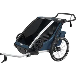 Дитяча коляска Thule Chariot Cross Double (Majolica Blue) (TH 10202023) - мініатюра 4