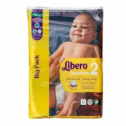 Підгузки Libero Newborn 2 (3-6 кг) 86 шт