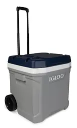 Ізотермічний контейнер на колесах Igloo Maxcold Latitude 62 Roller 56 л сірий з синім - мініатюра 3