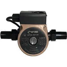 Насос циркуляційний Optima OP20-40 130мм + гайки, + кабель з вилкою - мініатюра 2
