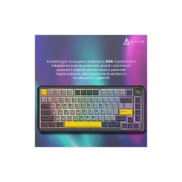 Клавіатура Ajazz AK820 MAX Magnetic Switch RGB USB Black (AK820MAX-WM-BGY) - мініатюра 9
