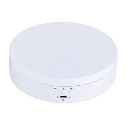 Поворотний стіл для фотозйомки Bakeey 13W (13 см) White