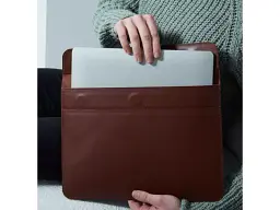 Чохол для ноутбука InCarne Klouz MacBook Air 13 2018-2025 (класична шкіра) коричневий (klouz-brown-air-13) - мініатюра 4