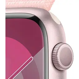 Смарт годинник Apple Watch Series 9 GPS 45mm Pink Aluminum Case w Light Pink S Loop (MR9J3) Рожевий - мініатюра 3
