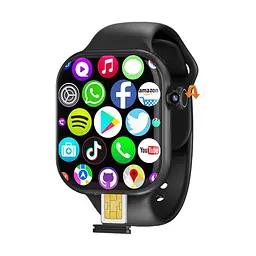 Розумний Смарт-годинник Wonlex MT107 3GB+32GB Original Наручний годинник-смартфон для соцмереж та месенджерів (19535) - мініатюра 4