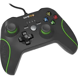 Геймпад GamePro MG450B PC/PS3/Android Black-Green (MG450B) - мініатюра 2