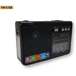 Портативна колонка радіоприймач аналоговий XPRO RX-1313 USB FM радіо чорна (RX-1313_256) - мініатюра 2