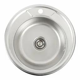 Кухонна мийка з нержавіючої сталі Valeso декор 490 (0,6/170 мм), Decor