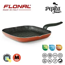 Сковорода-гриль Flonal Pepita Granit 28x28 см (PGFBS2850) - мініатюра 2