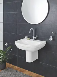 Напівп'єдестал для раковини Euro Ceramic Grohe 39201000, Білий - мініатюра 3