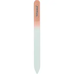 Пилка для нігтів Titania двостороннє скло абрикосова (1251 оранж)