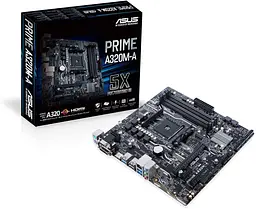Материнська плата ASUS PRIME A320M-A (PRIME A320M-A) (Socket AM4, AMD A320, Micro-ATX) Б/в - мініатюра 5