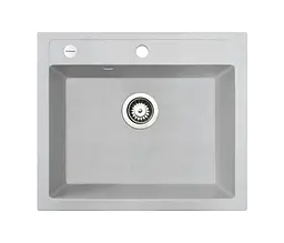 Кухонна мийка Adamant Prizma 590x495x200 old stone 432223, Сірий